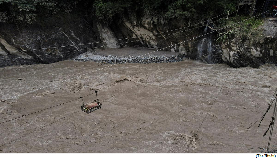 Will the Sikkim flood impact hydel projects? (GS Paper 1, Geography)