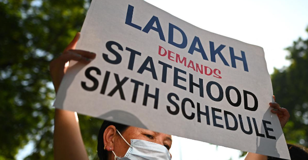 Ladakh demand Sixth Schedule inclusion (GS Paper 2, Polity)