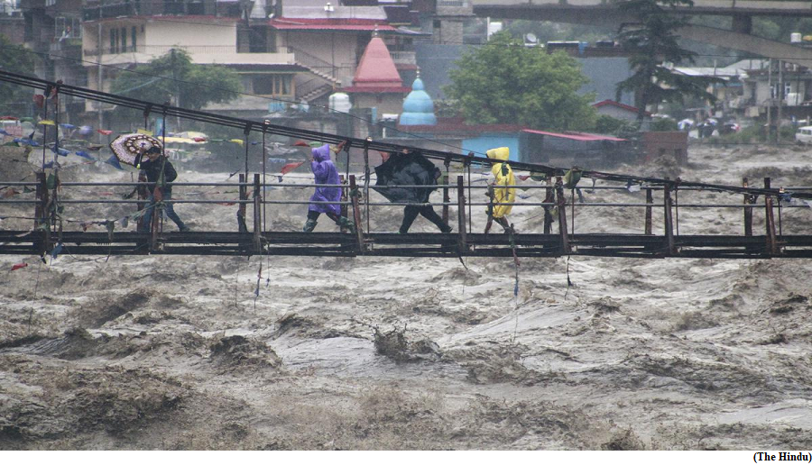 Himachal floods, a man-made disaster? (GS Paper 3, Disaster Management)