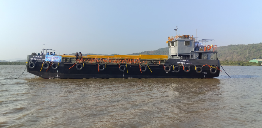 Indian Navy Boosts Logistics with LSAM 20 Barge (GS Paper 3, Defence Technology)